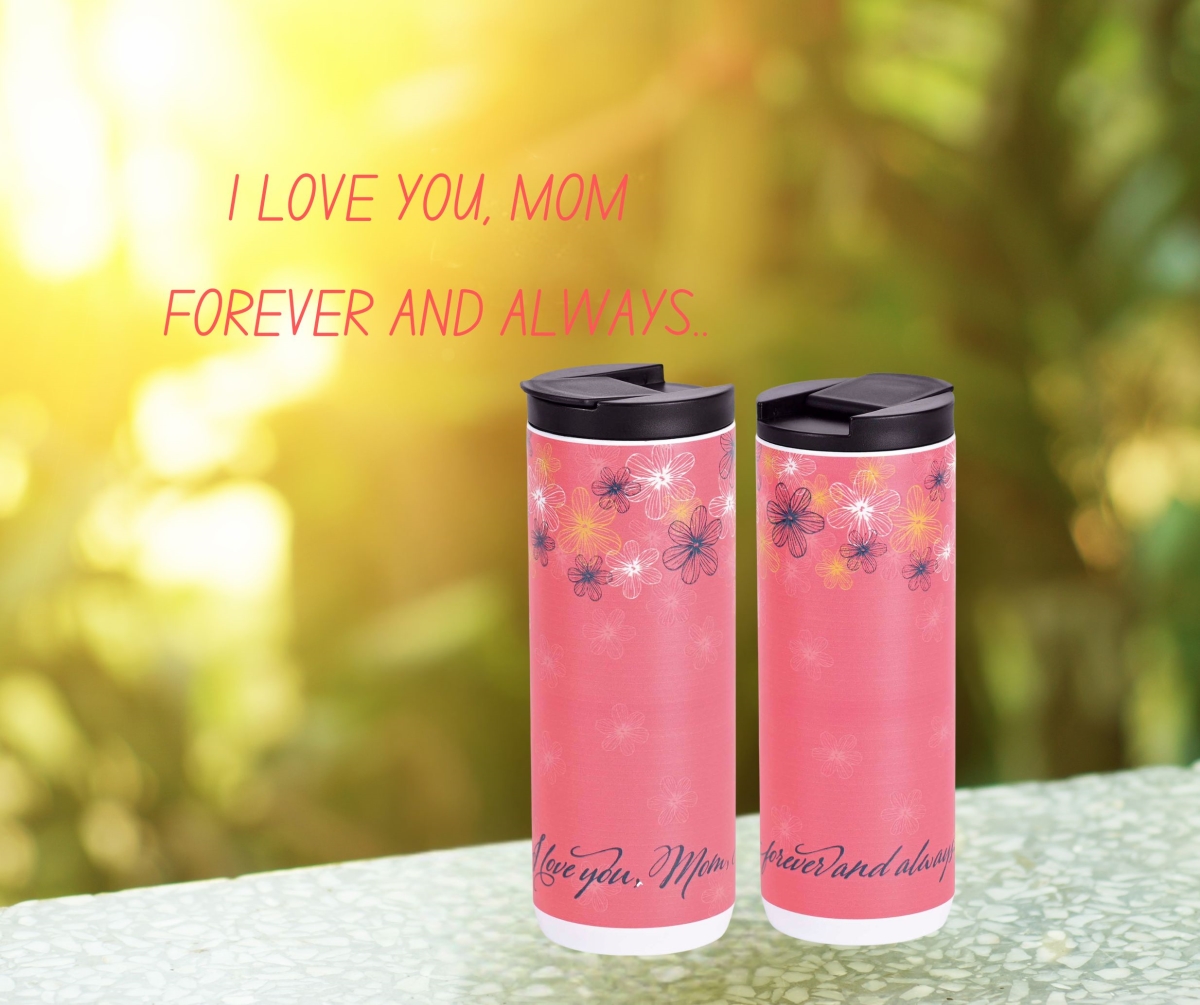 Picture of Dicksons ETUMW2 White Tumbler I Love You Mom 20 Oz