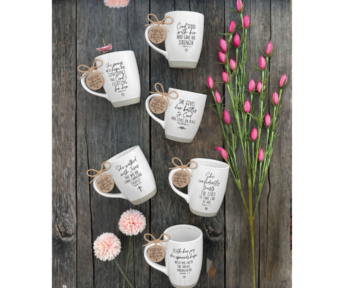 Picture of Dicksons 18859 Coffeecup She Inspire God Stood With Her