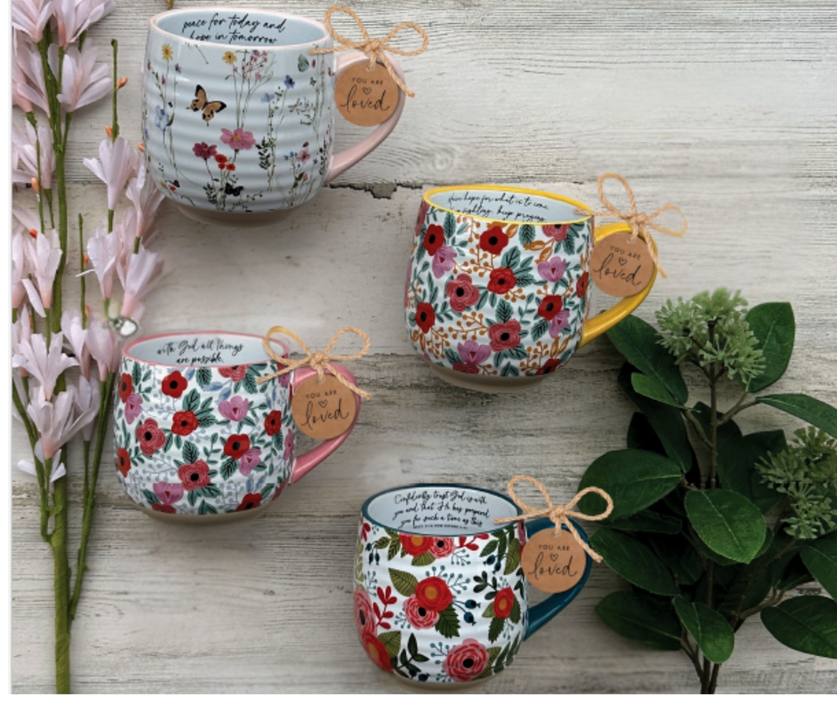 Picture of Dicksons 18553 Coffeecup Blooming Joy With God