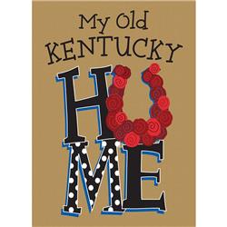 01229 My Old Kentucky Home Garden Flag