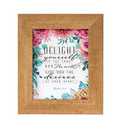 62g-810-661 Delight Yourself In The Lord Psalm 37- 4, Framed Wall Art