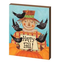40007 8 X 10 In. Happy Fall Yall Scarecrow Plaque