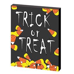 40010 8 X 10 In. Trick Or Treat Candy Corn Plaque