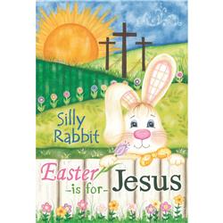 Flag-3008 30 X 44 In. Easter Is For Jesus Large Polyester House Flag