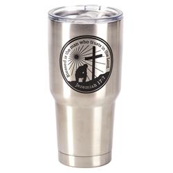 Sstum-16 8 X 4 In. 30 Oz Man Of God Stainless Steel Tumbler With Lid