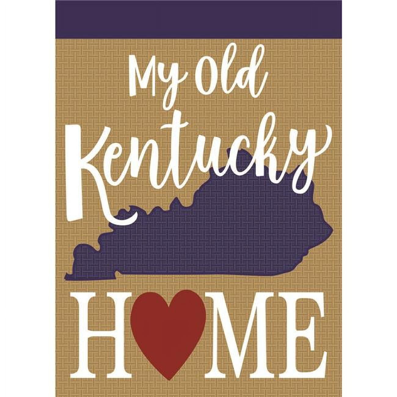 M010046 13 X 18 In. My Old Kentucky Home Burlap Garden Flag