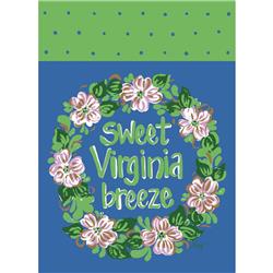 M010050 13 X 18 In. Sweet Virginia Breeze Polyester Garden Flag