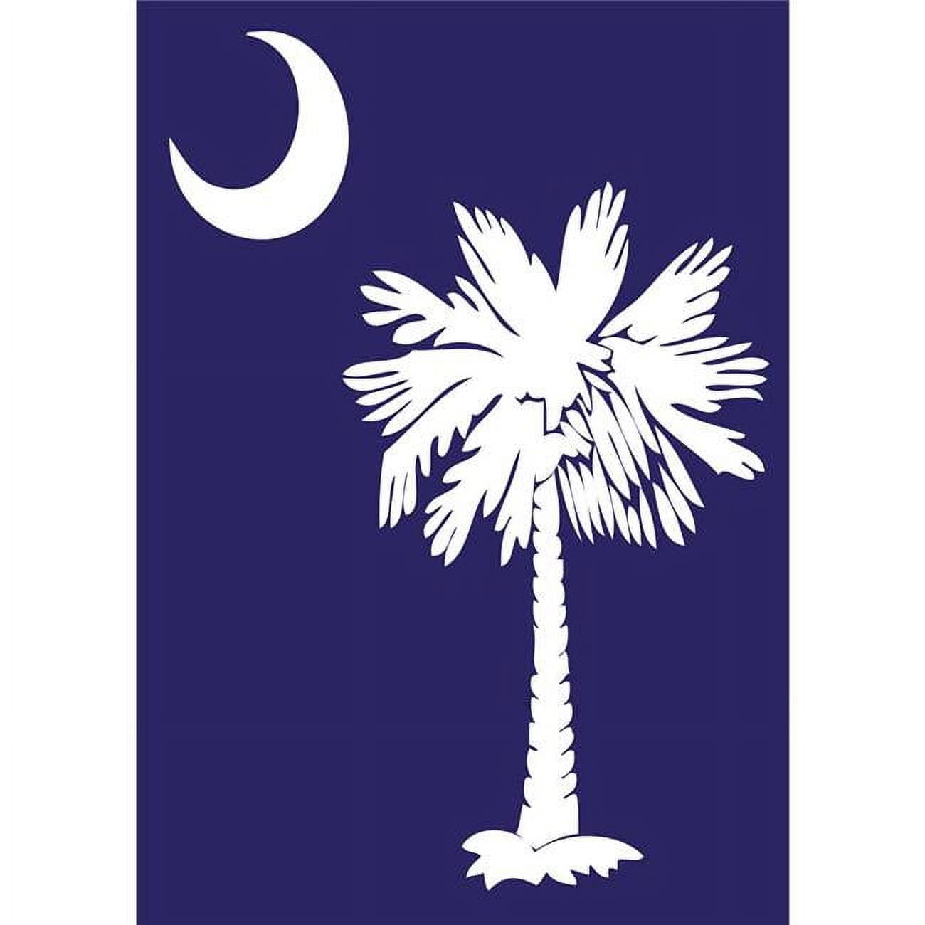 1407 13 X 18 In. South Carolina Garden Flag