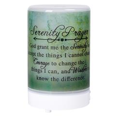 Edf11s Serenity Prayer - Essential Oil Diffuser, Frosted Glass