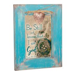 Lf10st Be Still & Know That I Am God Photo Frame - 4 X 6 In.