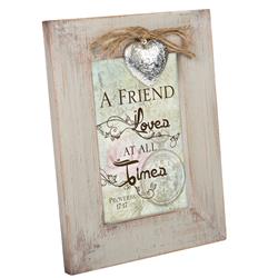 Lf21sn A Friend Loves At All Times Photo Frame - 4 X 6 In.