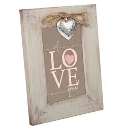Lf25n I Love You More Than Anything Photo Frame - 4 X 6 In.