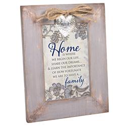 Lf46gr Home Share Dreams We Are Family Photo Frame - 4 X 6 In.