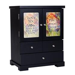 Ja108bk 12 X 10 In. Love You More Place Photo Jewelry Armorie - Black