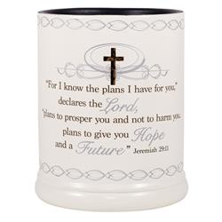 Jw02jh For I Know The Plans Candle Jar Warmer