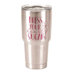 Sstum-19 30 Oz Stainless Steel Cold Or Hot Cup Tumbler - Bless Your Heart