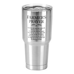 Sstum-23 30 Oz Stainless Steel Cold Or Hot Cup Tumbler - Farmers Prayer