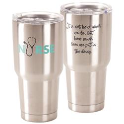 Sstum-24 30 Oz Stainless Steel Cold Or Hot Cup Tumbler - Nurse Quote