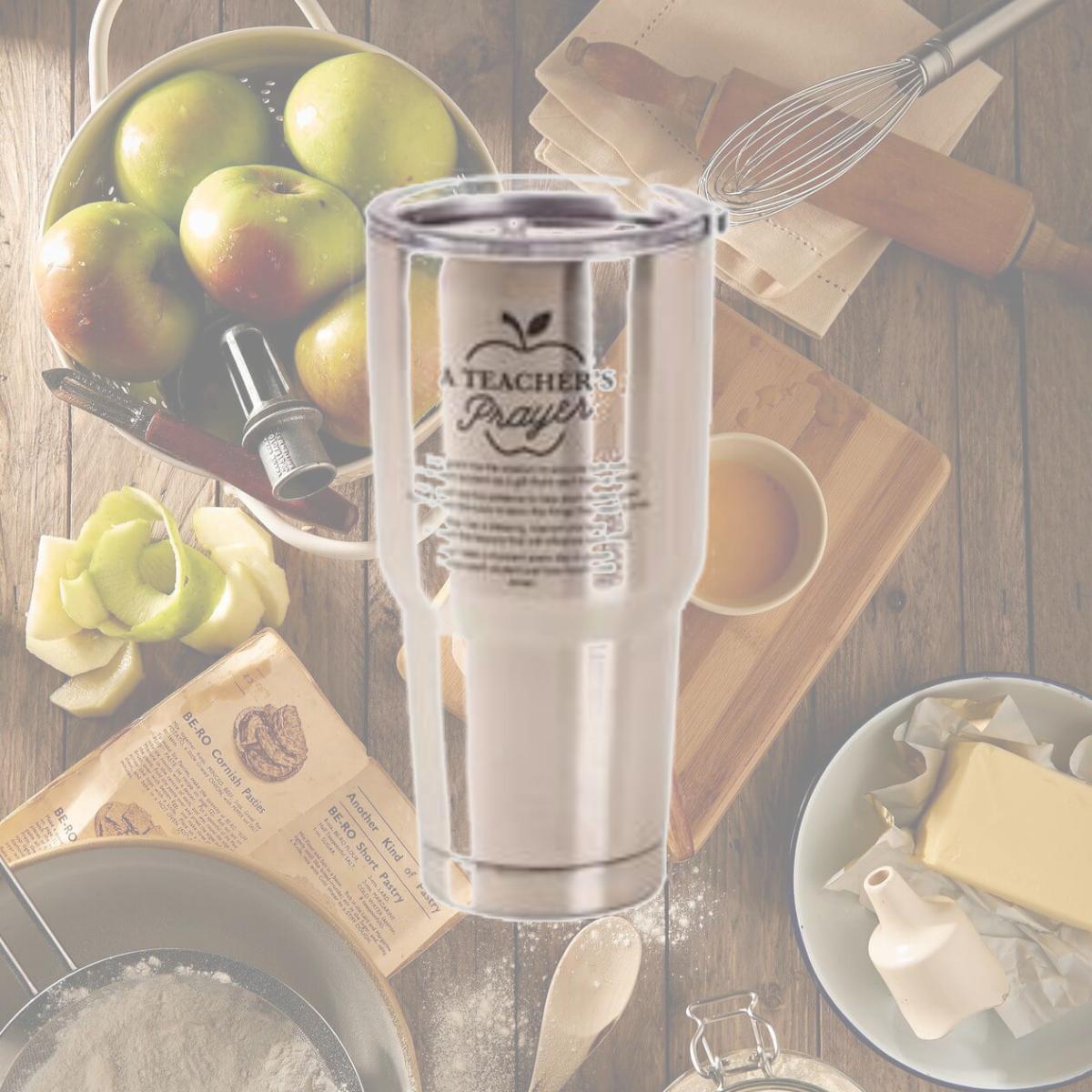 Picture of Dicksons SSTUM-25 30 oz Stainless Steel Cold or Hot Cup Tumbler - A Teachers Prayer