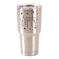 Sstum-28 30 Oz Stainless Steel Cold Or Hot Cup Tumbler - Choose Happy