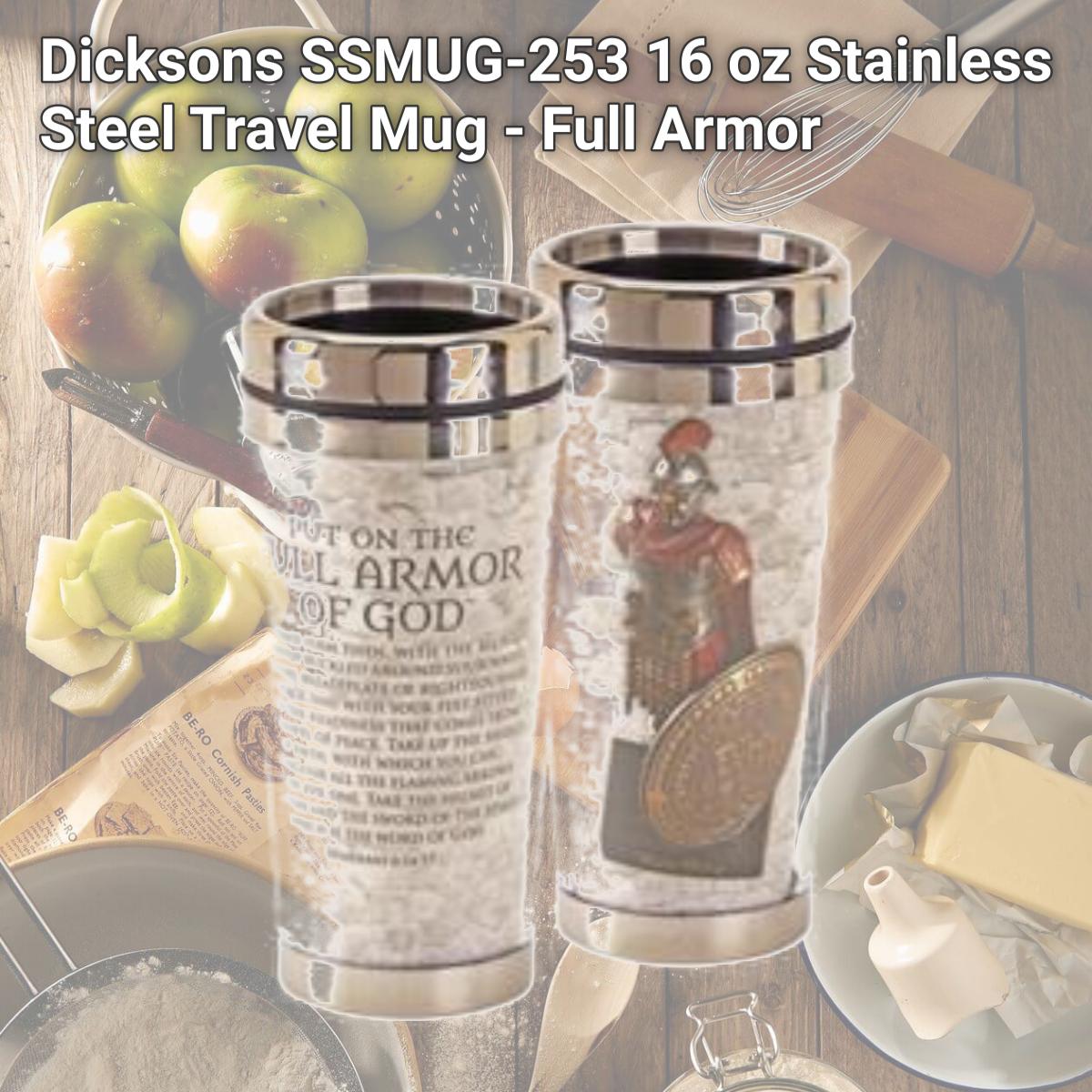 Picture of Dicksons SSMUG-253 16 oz Stainless Steel Travel Mug - Full Armor