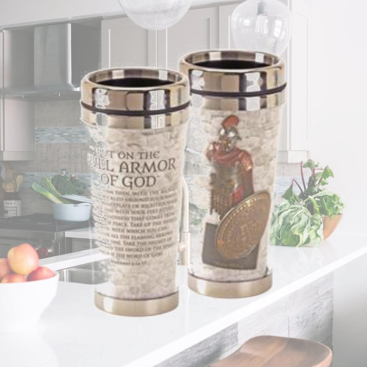 Picture of Dicksons SSMUG-253 16 oz Stainless Steel Travel Mug - Full Armor