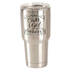 Sstum-41 30 Oz Can I Get An Amen Stainless Steel Tumbler