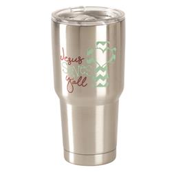 Sstum-43 30 Oz Jesus Saves You All Stainless Steel Tumbler