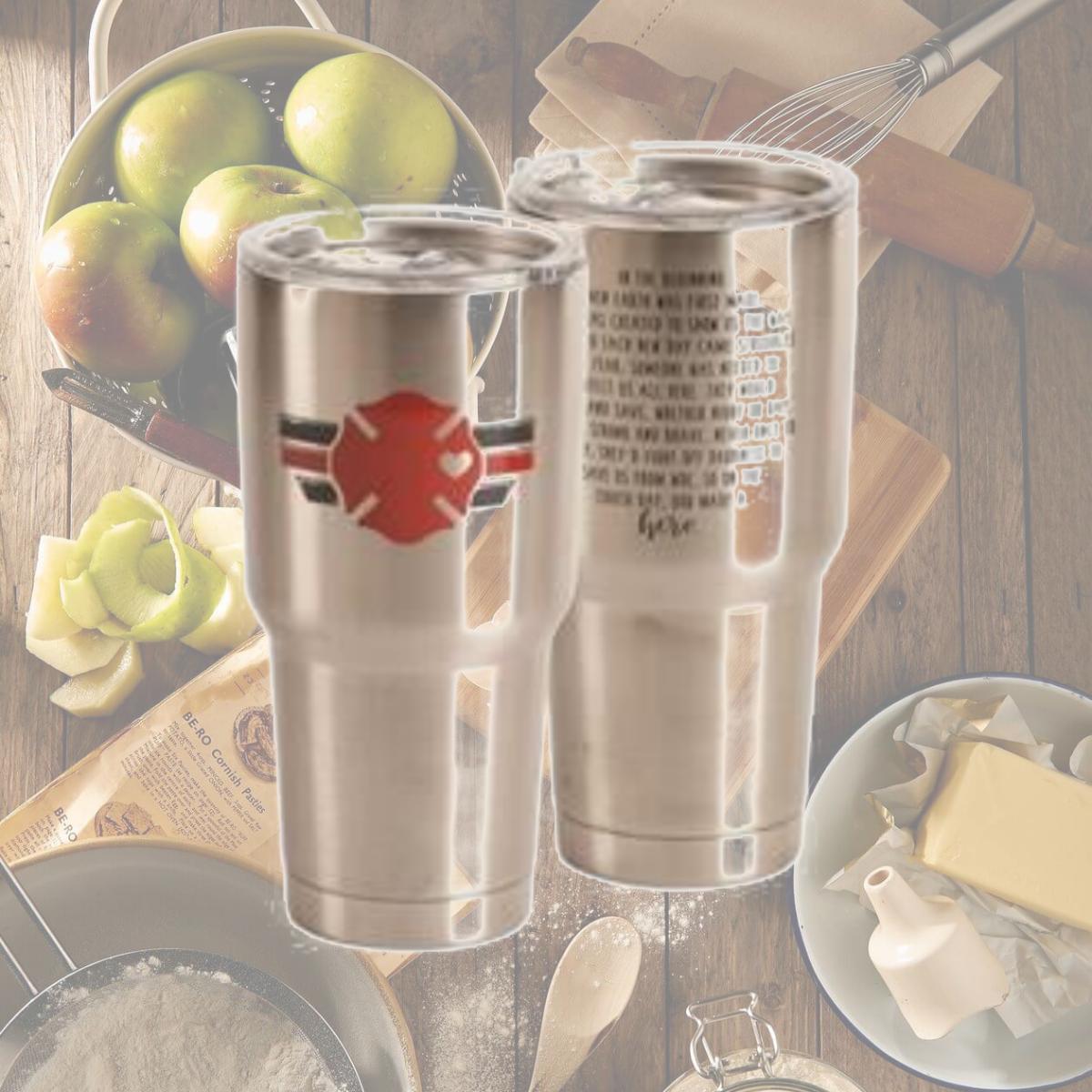 Picture of Dicksons SSTUM-69 30 oz Tumbler Fire Fighter Stainless Steel