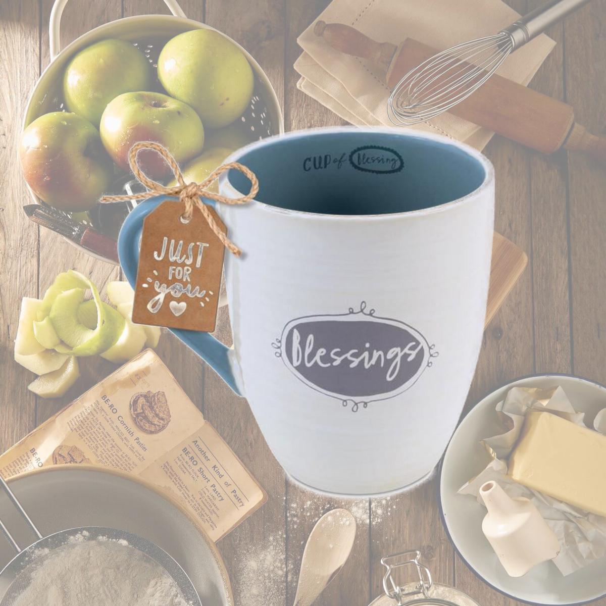 Picture of LCP 18226 14 oz Scripture Ink Blessings Coffee Cup