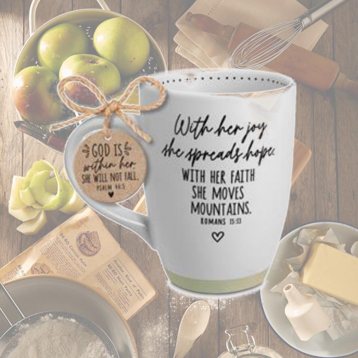 Picture of LCP 18307 17 oz She Spreads Hope White Ceramic Mug