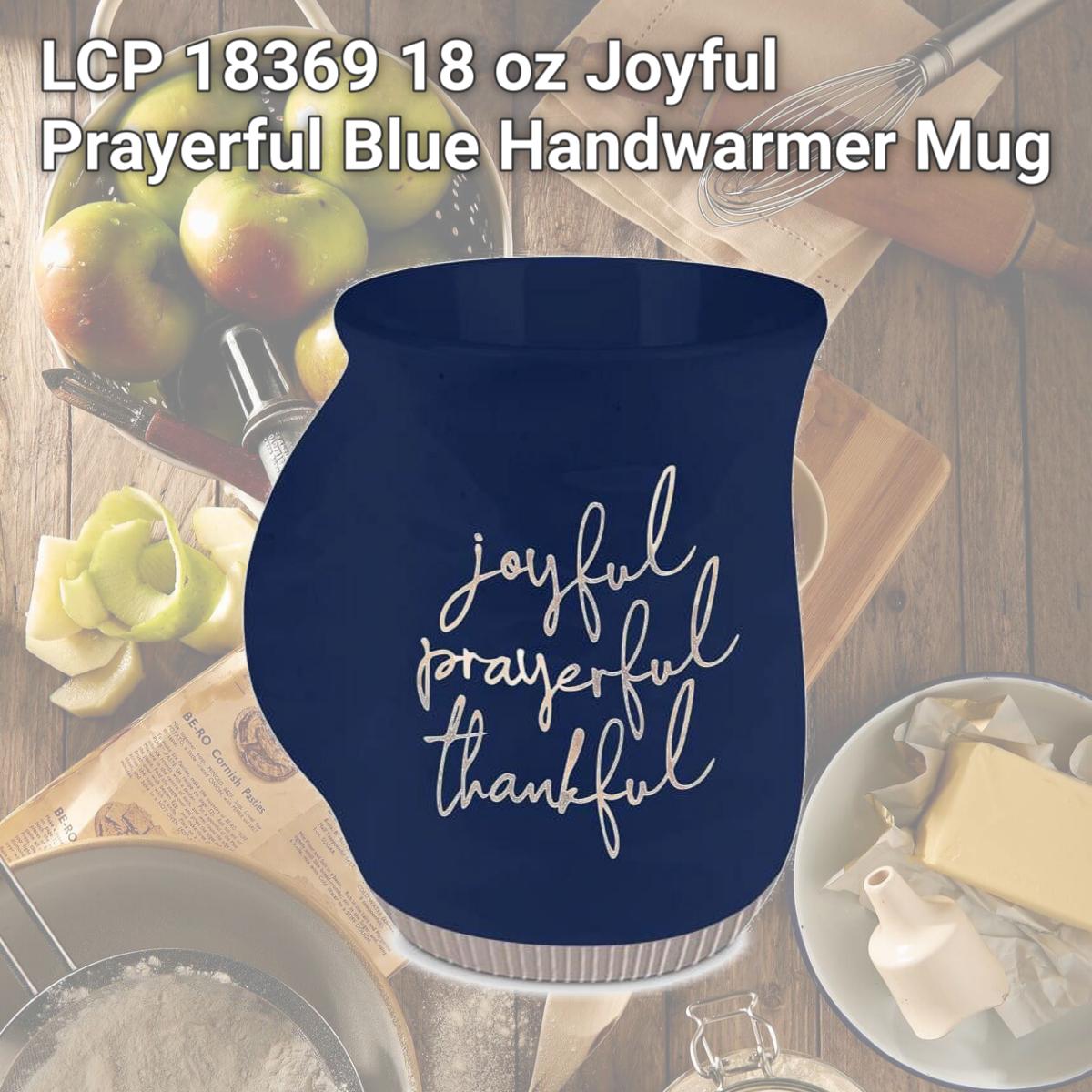 Picture of LCP 18369 18 oz Joyful Prayerful Blue Handwarmer Mug