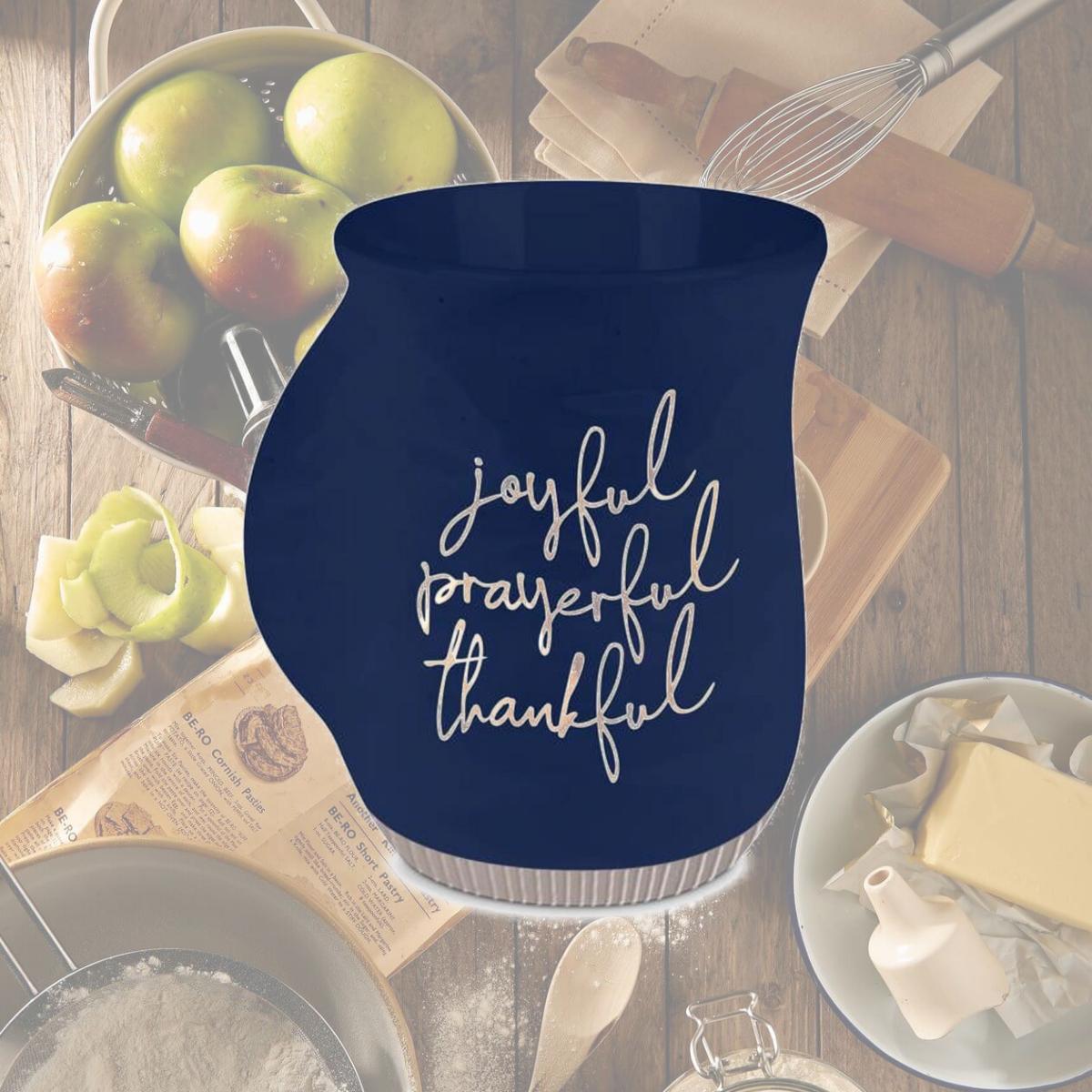 Picture of LCP 18369 18 oz Joyful Prayerful Blue Handwarmer Mug