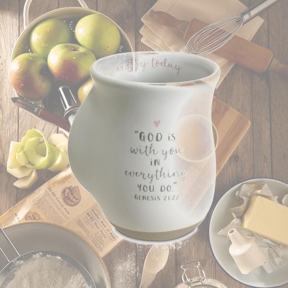 Picture of LCP 18722 18 oz Enjoy Today White Handwarmer Mug