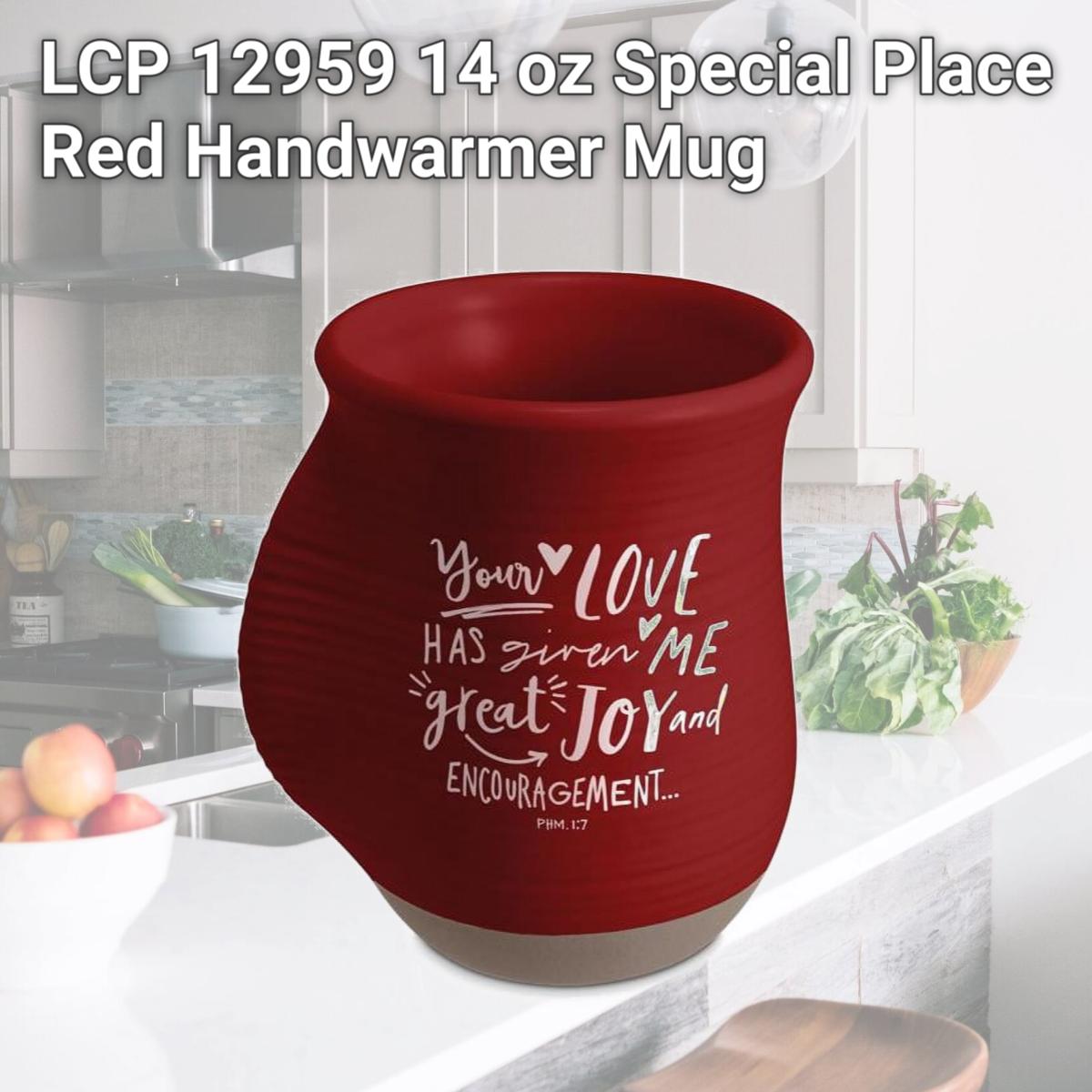 Picture of LCP 12959 14 oz Special Place Red Handwarmer Mug