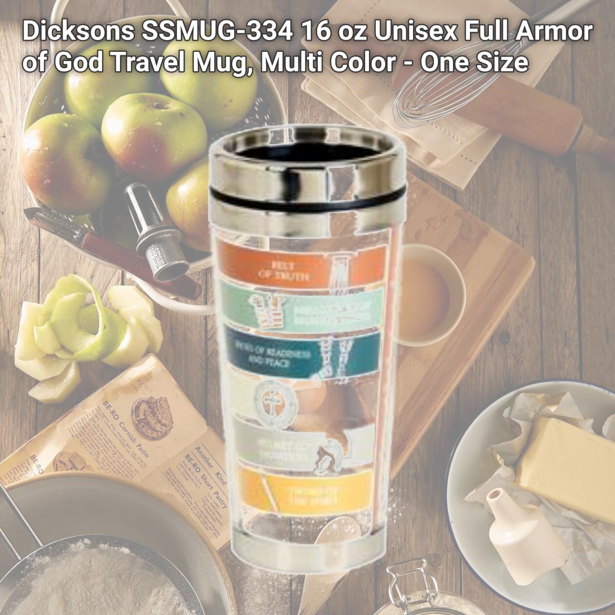 Picture of Dicksons SSMUG-334 16 oz Unisex Full Armor of God Travel Mug, Multi Color - One Size