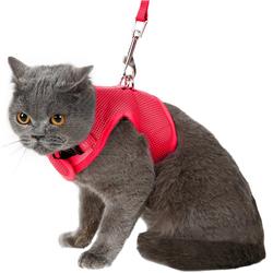Dcat201-1072-06 72 In. Comfortable Nylon Cat Harness Leash, Purple
