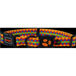 Dcl002-am Loco Heat Transfer Design Dog Collars, Orange - Medium