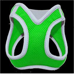 Dca308-s7m Athletica Quick Fit V-neck Mesh Harness Leash, Light Green - Medium