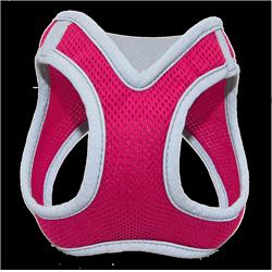 Dca308-04m Athletica Quick Fit V-neck Mesh Harness Leash, Pink - Medium