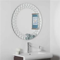 Ssd005 35 In. Round Circles Bathroom Mirror