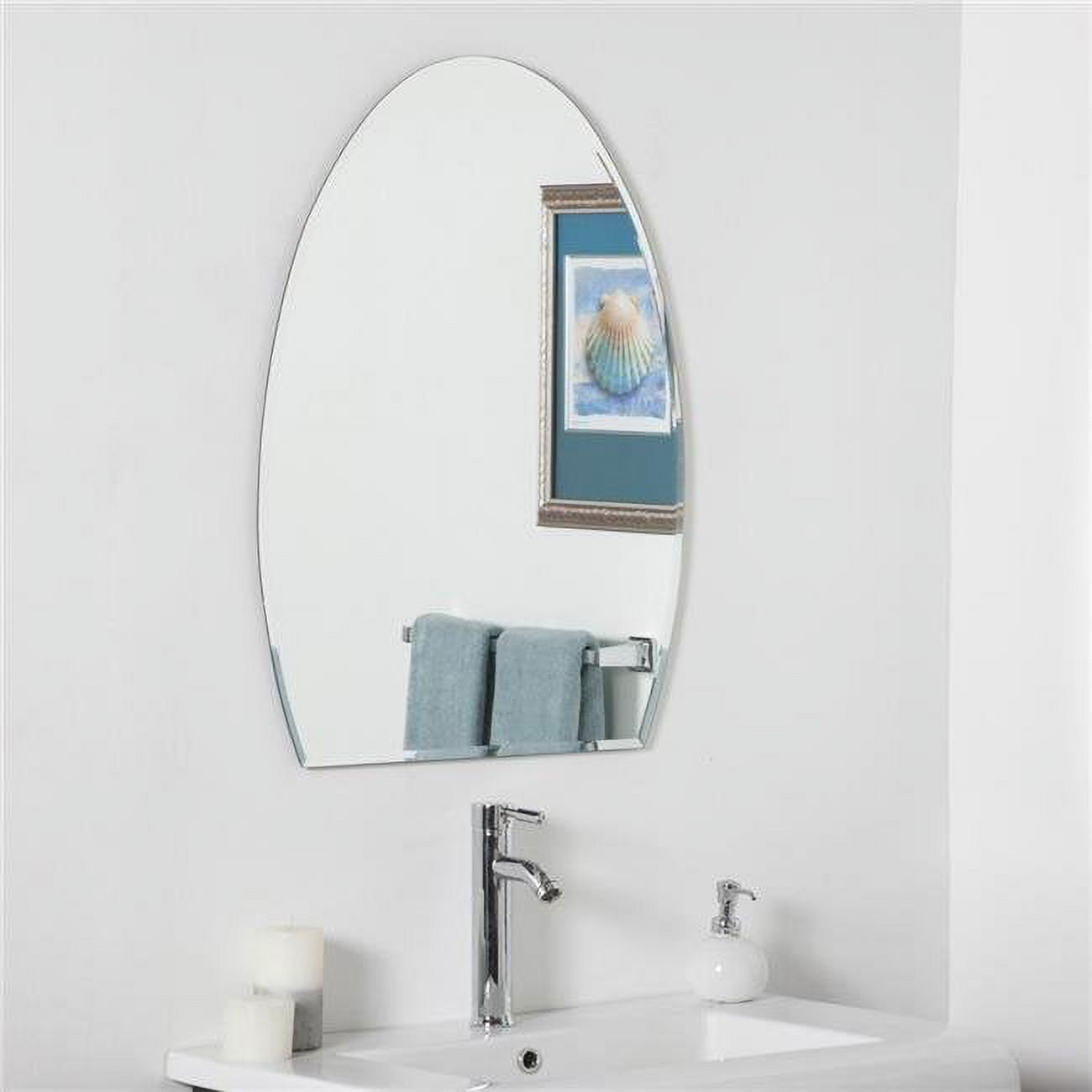 Ssm209 Sena Modern Bathroom Mirror - Silver