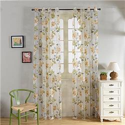 Palm Springs Sheer Curtain Panel - Multicolor