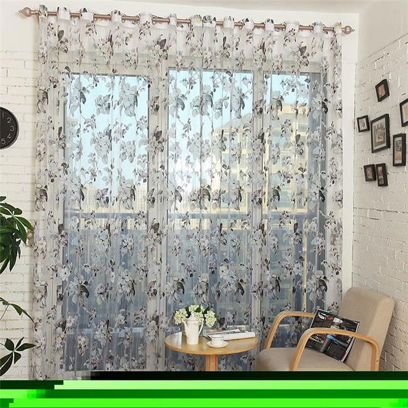 Window Sheer Polyester Curtains Panel - Amsterdam