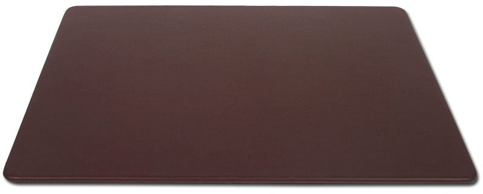 P3431 20 X 16 In. Leatherette Conference Table Pad - Chocolate Brown