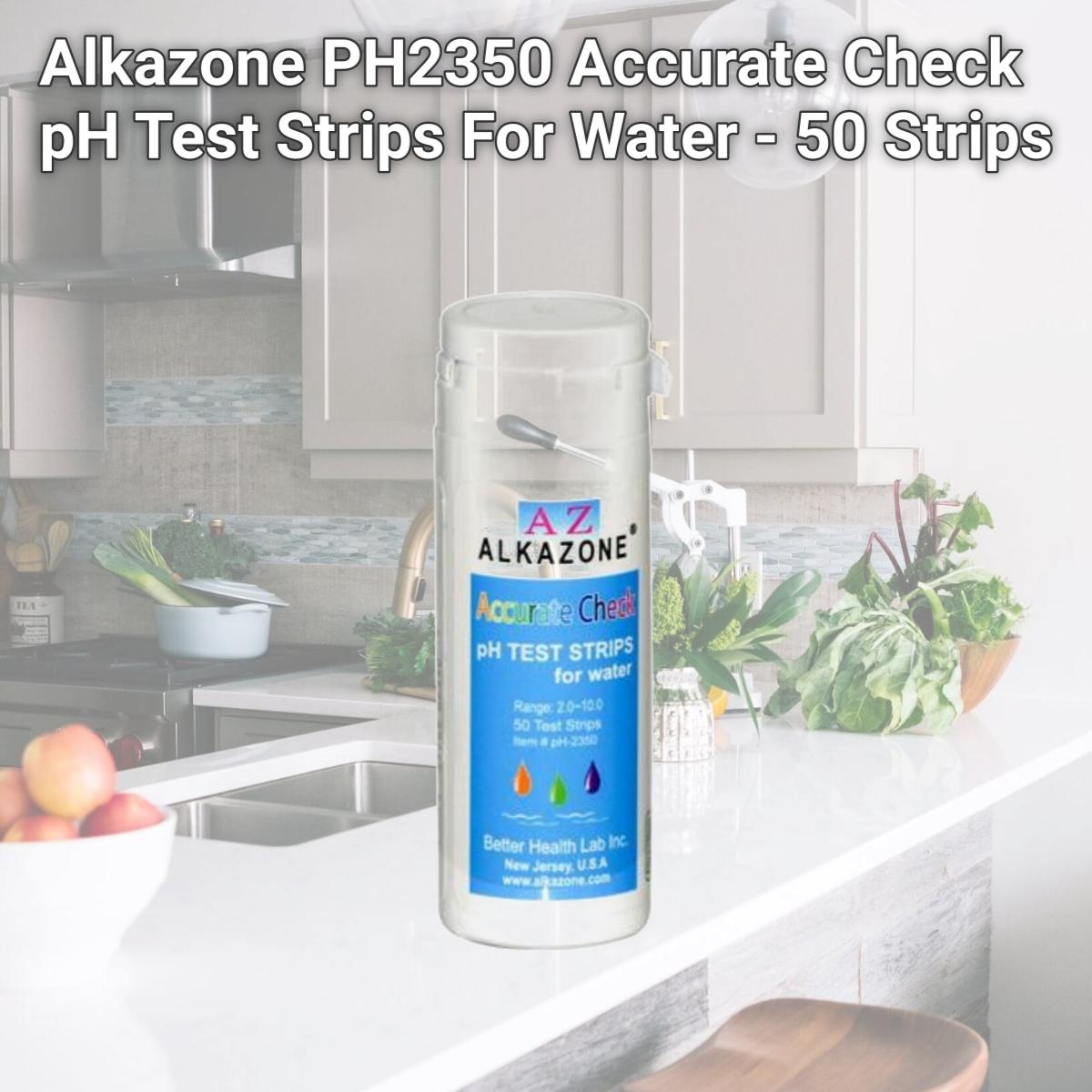 Picture of Alkazone PH2350 Accurate Check pH Test Strips For Water - 50 Strips
