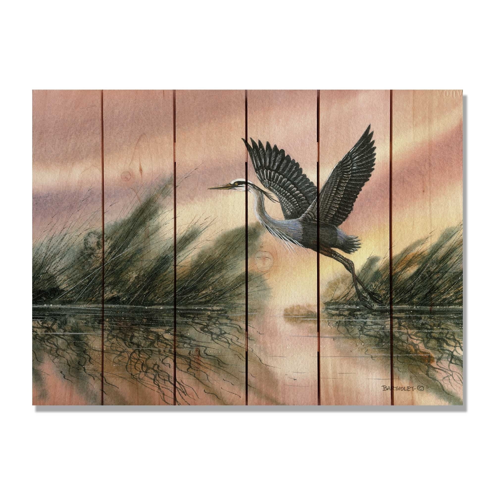 33 X 24 In. Bartholets Cool Of The Morning Inside & Outside Cedar Wall Art
