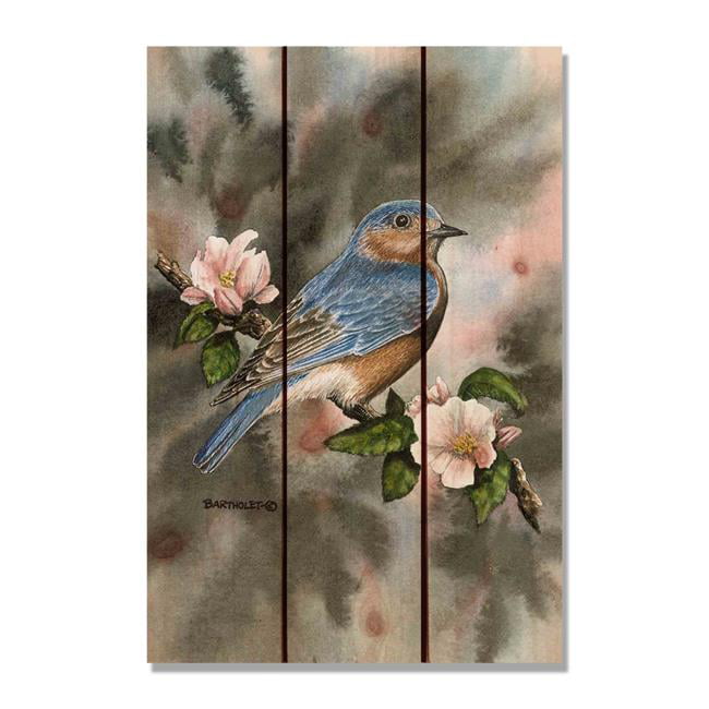 Day Dream Hq Dbbi1624 16 X 24 In. Bartholets Bluebird Inside & Outside Cedar Wall Art