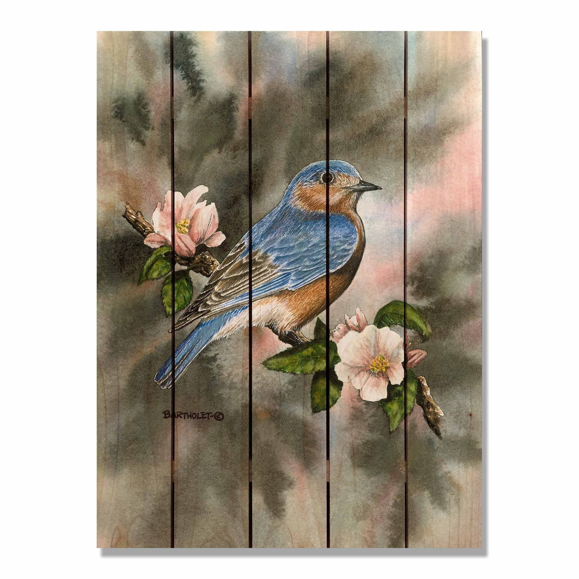 Day Dream Hq Dbbi2836 28 X 36 In. Bartholets Bluebird Inside & Outside Cedar Wall Art
