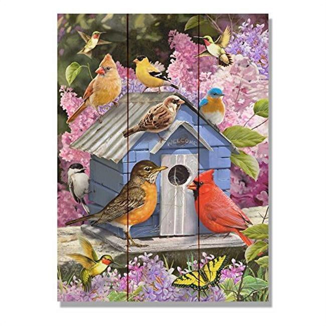 Day Dream Ggsb1115 11 X 15 In. Giordanos Spring Birdhouse Wall Art